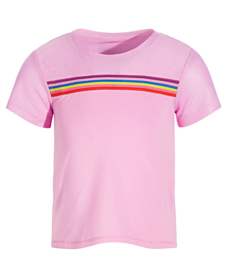 ID Ideology Toddler and Little Girls Multi-Stripe Shirt, Size 6X