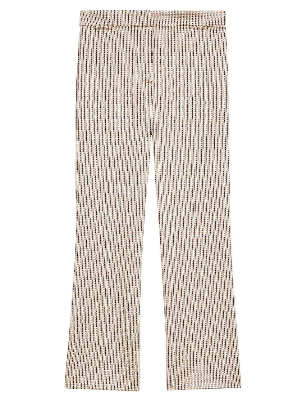 Theory Stratton St. Jean Plaid Cropped Pants