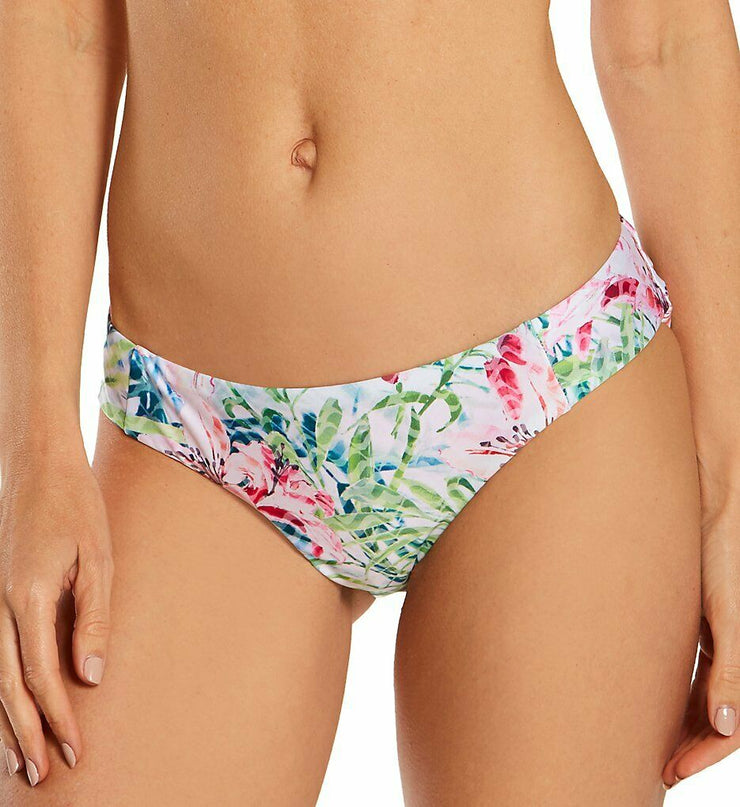 Becca Womens Floral Lined Swim Bottom Separates, Ivory XL