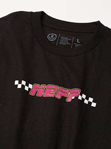NEFF Mens Logo Snowmobile Retro T-Shirt