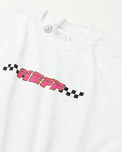 NEFF Mens Logo Snowmobile Retro T-Shirt