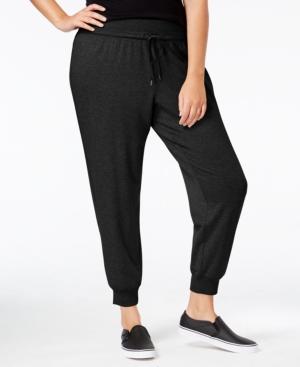 Ideology Women's Comfort Waist Pull On Jogger Pants Black