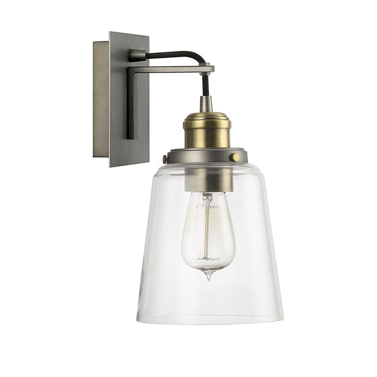 Capital Lighting-3711GA-135-One Light Wall Sconce  Graphite/Aged Brass Finish wi