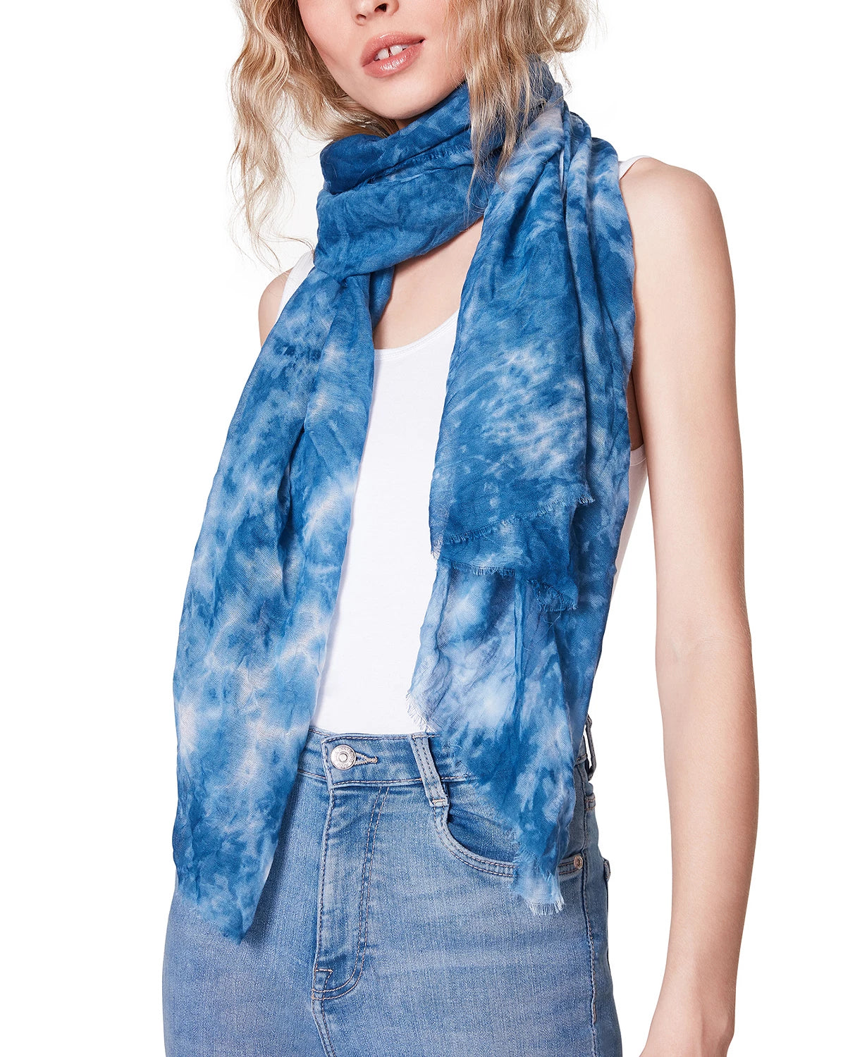 Steve Madden Tie-Dyed Oblong Scarf