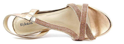 Style & Co. Sandrah Women Bronze Platform Sandal, Size 9