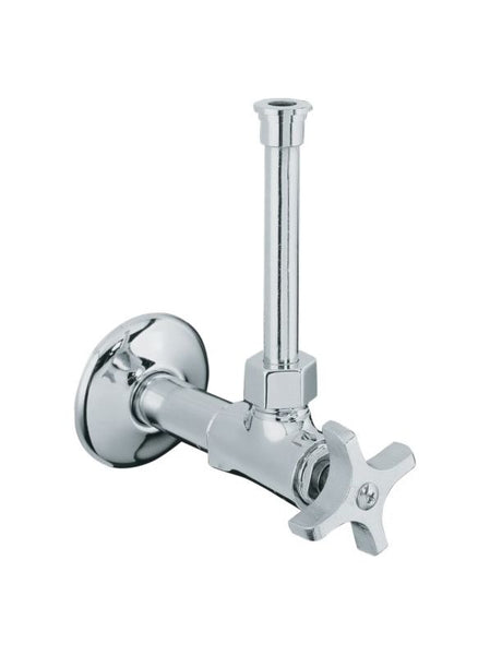 Kohler 1/2 angle supply with stop, cross handle and rigid vertical tube