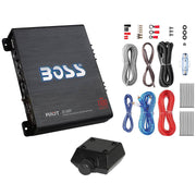 Boss Audio Systems R1100MK Car Audio Subwoofer Amplifier and 8 Gauge Wiring Kit