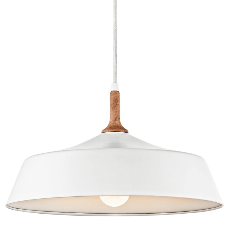 Kichler Lighting 43683WH Danika 1 Light 16 inch White Pendant Ceiling Light