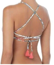 Vince Camuto Womens Lace Back Bikini Top Swimsuit