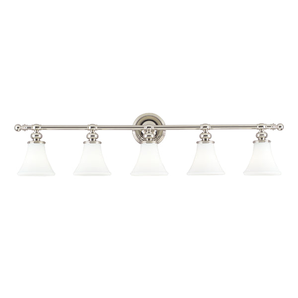 Hudson Valley Lighting 4505 Weston 5 Light 43 Wide Bathroom Vanity Light – Nicke