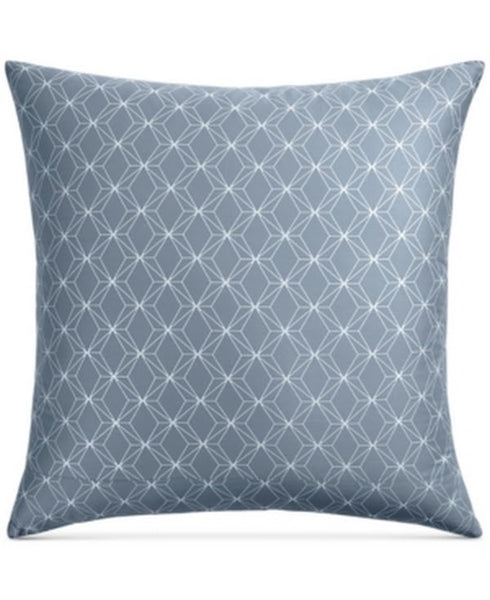 Hotel Collection Cascade Cotton 400-Thread Count Blue European Sham