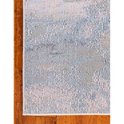 Unique Loom Chromatic Avalon Light Blue Area Rug Rectangle, 90 x 120