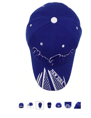 New York Blue 3D Embroidered Baseball Cap, Hat