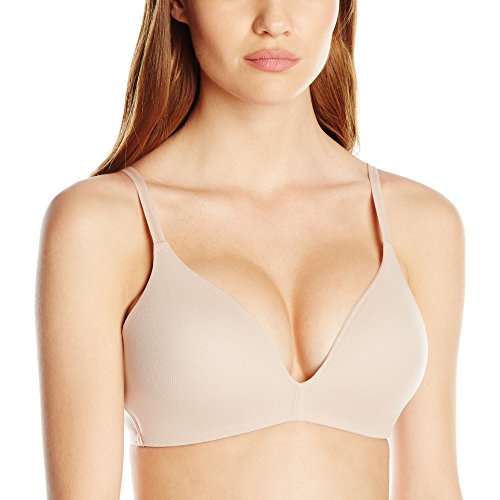 OnGossamer Womens Gossamer Mesh No Wire Uplift T-Shirt Bra, Champagne, 36B