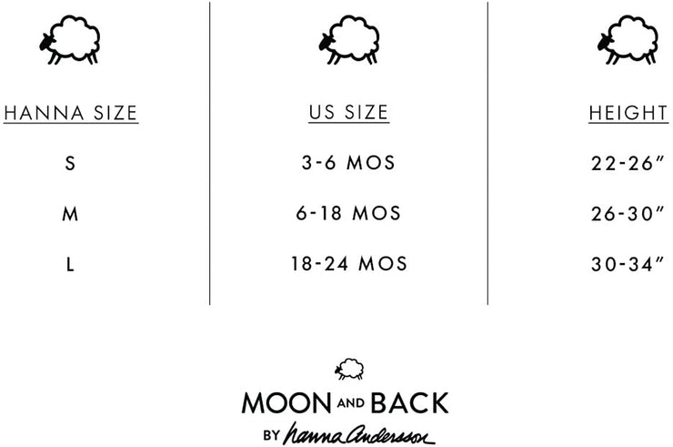 Moon and Back by Hanna Andersson Baby Wearable Blanket, Size Large