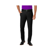 Haggar Black Cool 18 Pro Slim Fit Flat Front Pants, Size 33X32 Black