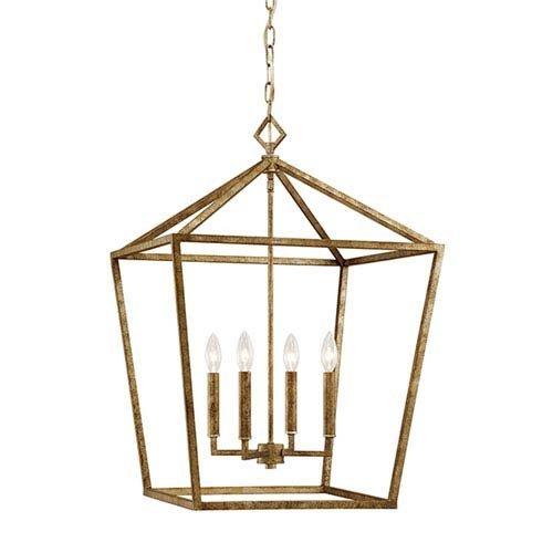 Millennium Lighting 4 Light Pendant, Vintage Gold - 3254-VG