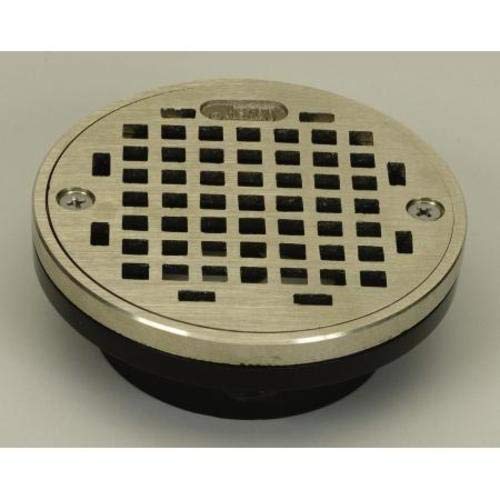 Proflo PF42918 2 or 3 PVC Shower Drain with 4in Stainless Steel Strainer