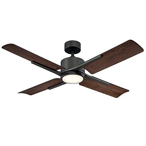 Modern Forms Cervantes Outdoor LED Smart Ceiling Fan in Oil Rubbed Bronze