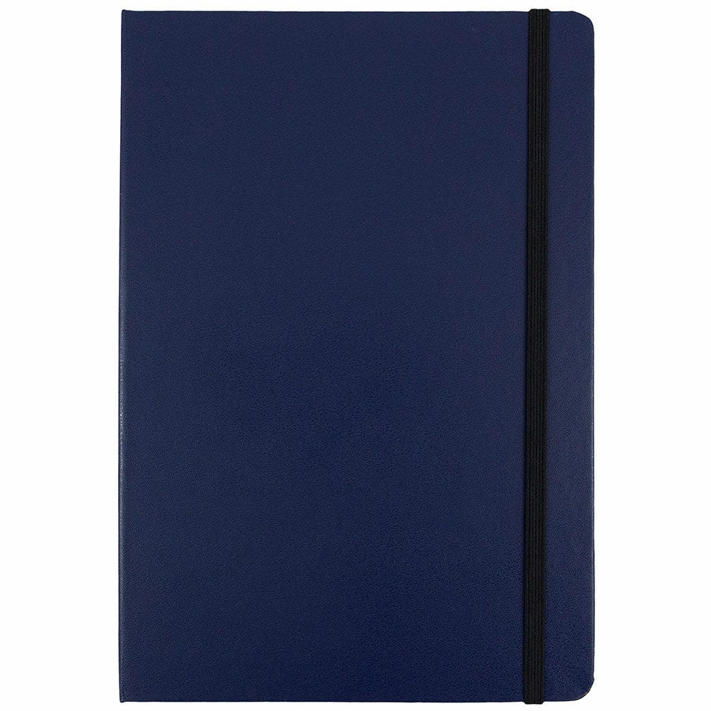 Jam Paper® Hardcover Notebook With Elastic Large Journal5 7/8 x 8 1/2