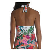 La Blanca Twist Front Ruched Side Womens Tankini Top, Size 6