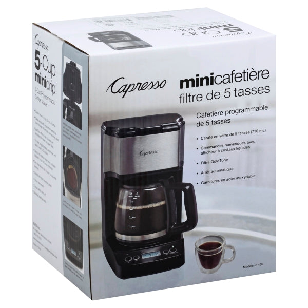 Capresso 5-Cup Mini Drip Coffeemaker 