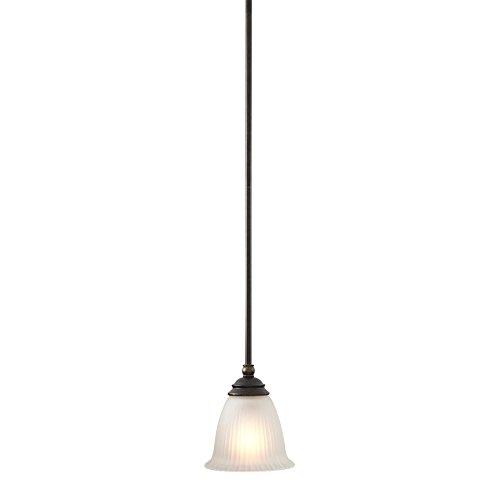 Progress Lighting Renovations Collection Mini-Pendant w/ Etched Glass