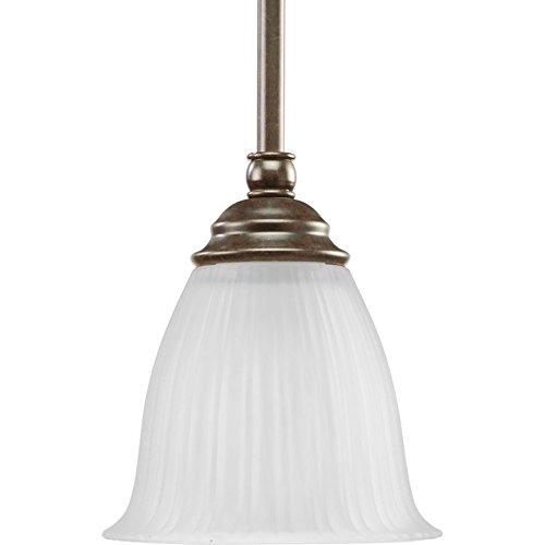 Progress Lighting Renovations Collection Mini-Pendant w/ Etched Glass