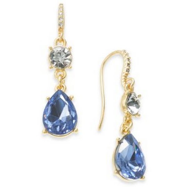Charter Club Crystal and Stone Drop Earrings