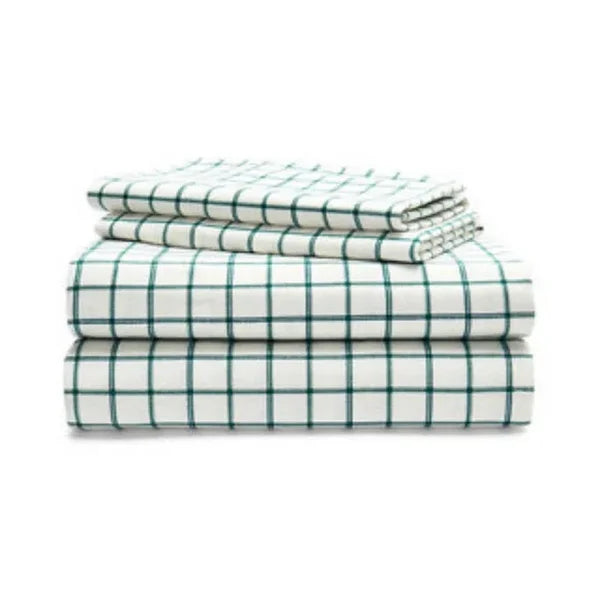 Lauren Ralph Lauren Millerton Plaid Flannel 4 PC. Sheet Set, Twin Bedding