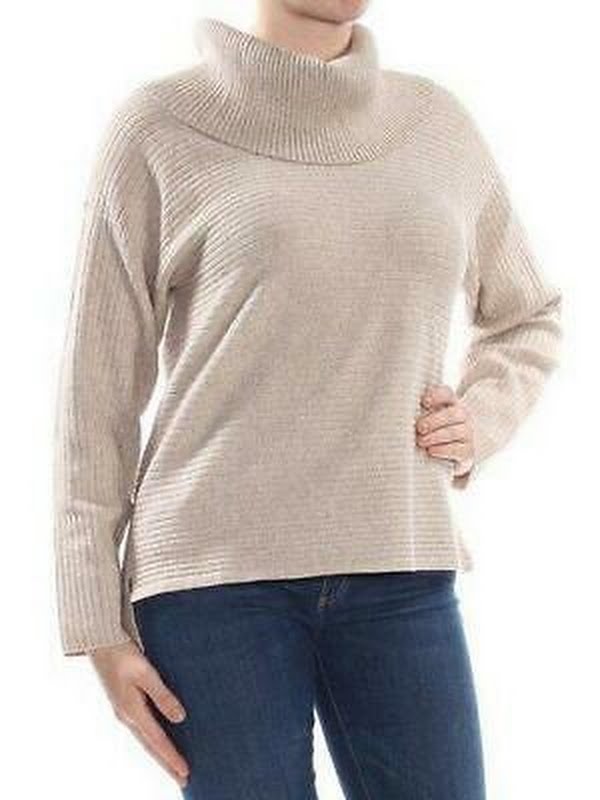 Style & Co Womens Petite Heather Long Sleeve Turtleneck Sweater, Size PM
