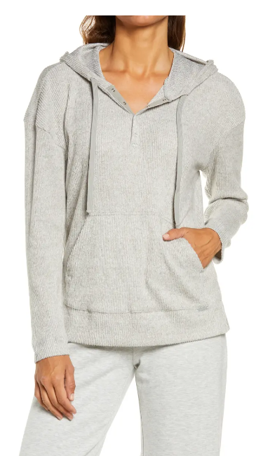 Calvin Klein Women's Ease Long-Sleeve Hoodie, Size Medium