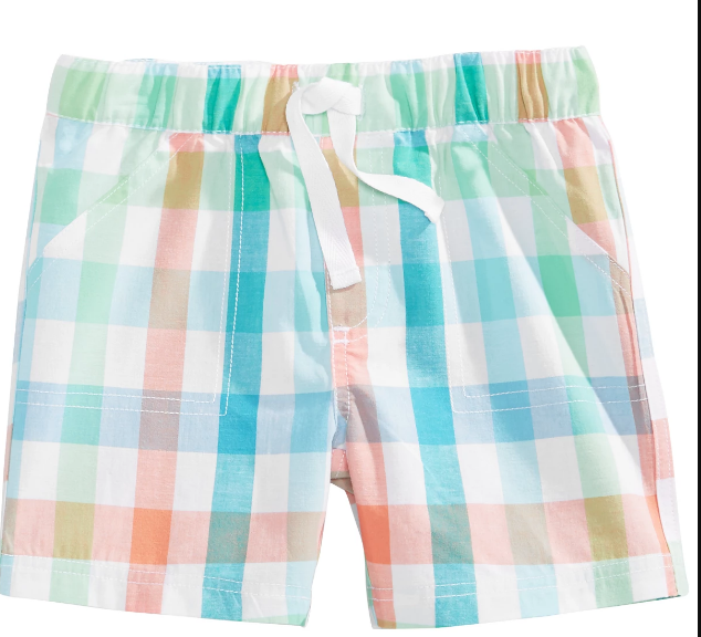 First Impressions Toddler Boys Plaid Cotton Shorts