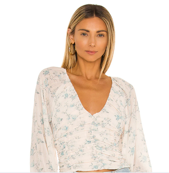 Free People Womens Final Rose Blouse