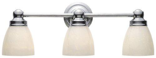 World Imports Lighting 8028-08 Troyes 3-Light Bath Light, Chrome