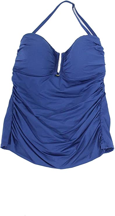 Bleu Rod Beattie All About U Shirred Tankini Top