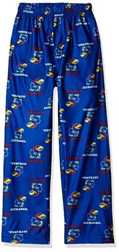 NCAA Kansas Jayhawks Toddler Team Color Printed Pant, Purple, Size 2T