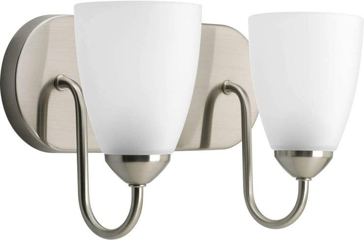 Progress Lighting P2707-09 Transitional Two Light Bath from Gather Collection