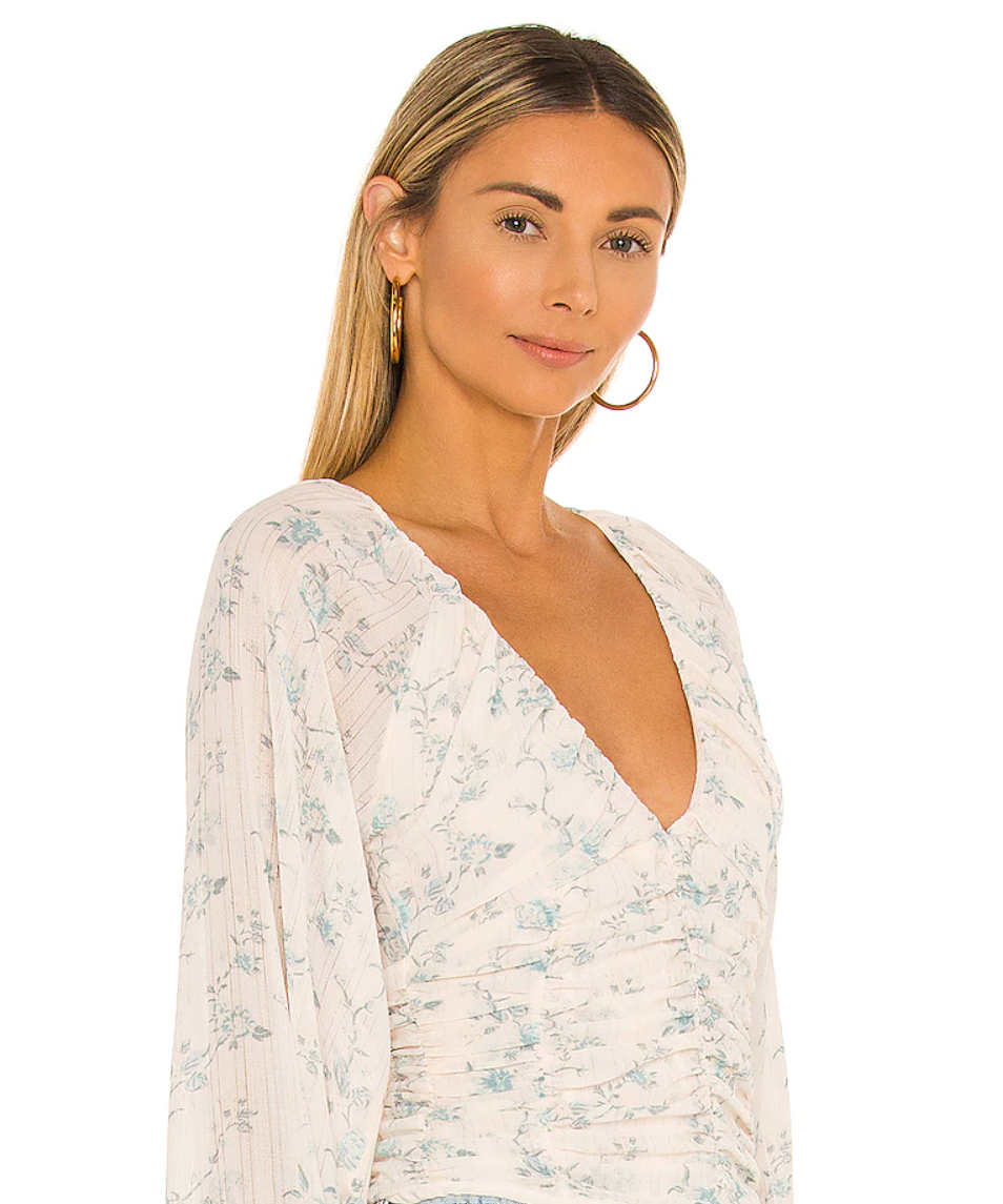 Free People Womens Final Rose Blouse