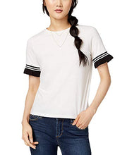 Self Esteem Juniors Contrast Stripe Ruffle-Sleeve T-Shirt