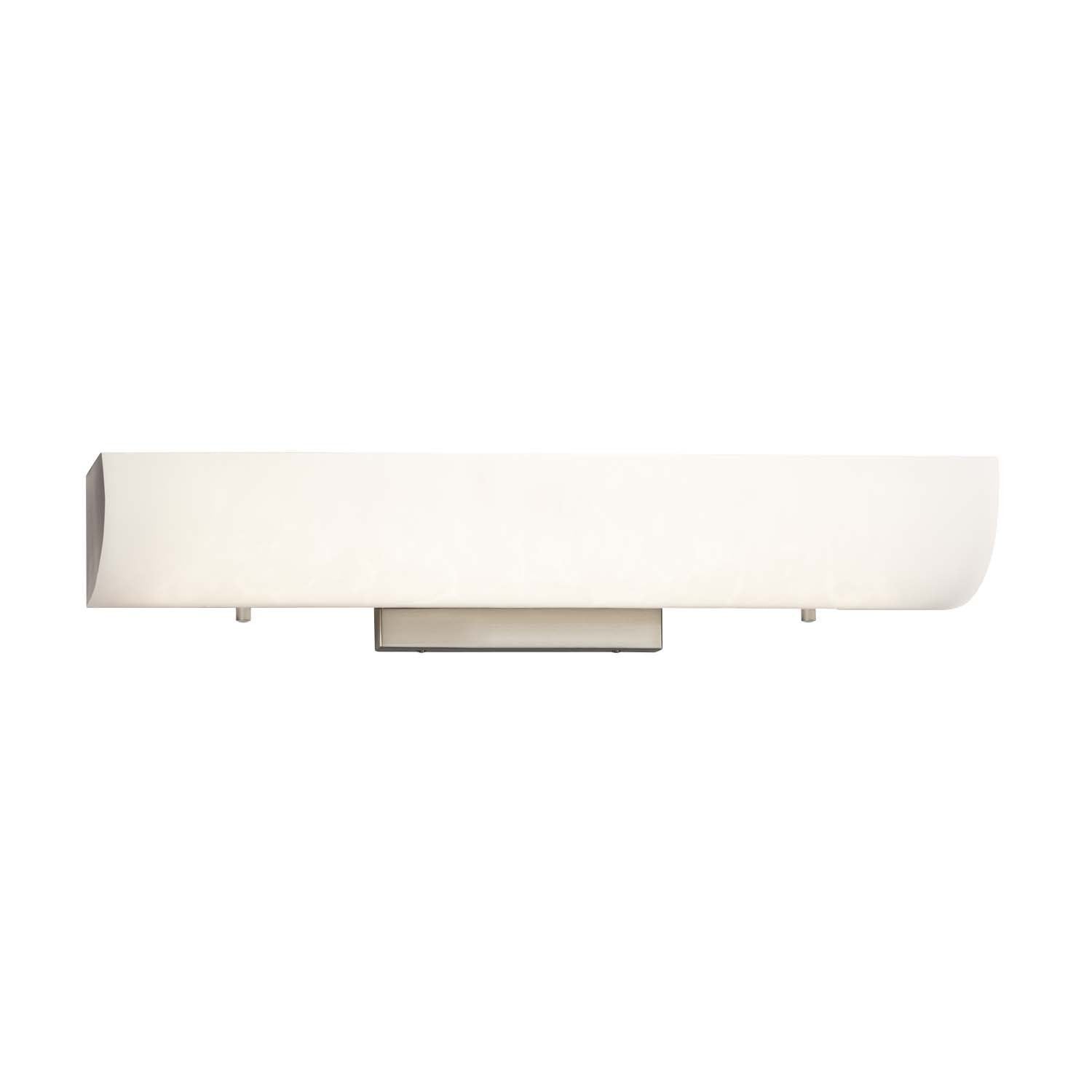 Justice Design Group Lighting FSN-9061-OPAL-NCKL Flux Liner Wall and Bath