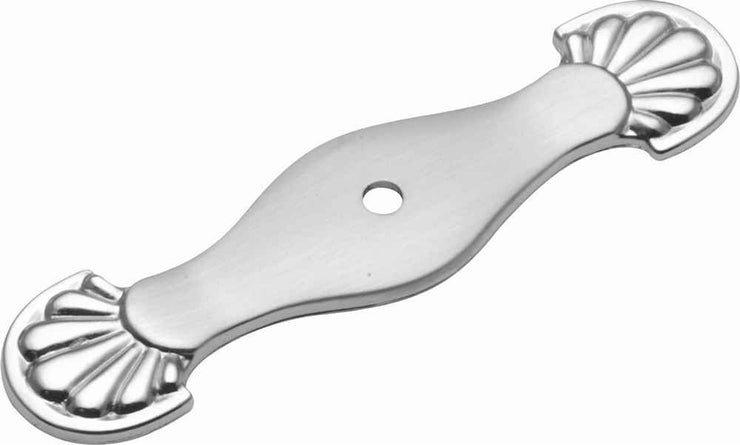 Newport Satin Silver Cloud Back Plate  3.87 in. Pack 13
