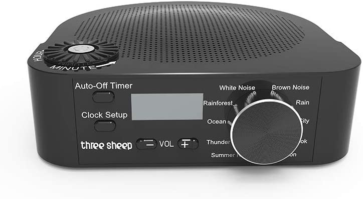 Three Sheep Machine 10 Soothing Natural Sounds Therapy with 4 Timer