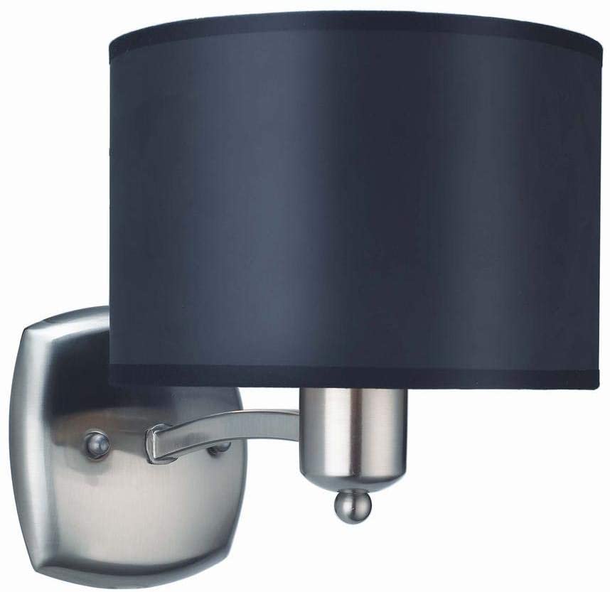 Hampton Bay Murray Collection 1-Light Brushed Nickel Wall Sconce