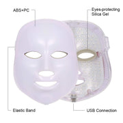 Huini Herbicos 7 Color LED Face Mask | Facial Skin Care Mask Photon Red Light