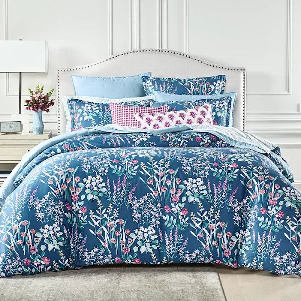 Sky Midnight Meadow Duvet Cover, King