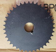 Martin Roller Chain Sprocket, Bored-to-Size, Type B Hub, Single Strand, 40 Chain