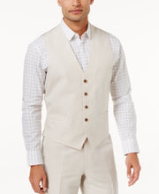 INC International Concepts Men's Linen Blend Vest, Size XS