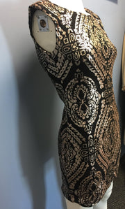 White House Black Market Women's Sequin Dress, Size 4
