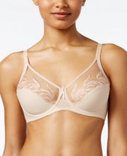 Wacoal Feather Full Figure Sheer-Embroidery Underwire Bra 85121, Size 38DD